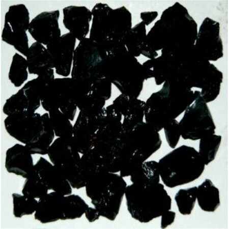 CALLE Recycled Chunky Glass Black - Size 1 - 0.13-0.25 in. - 5 lbs CA3323254